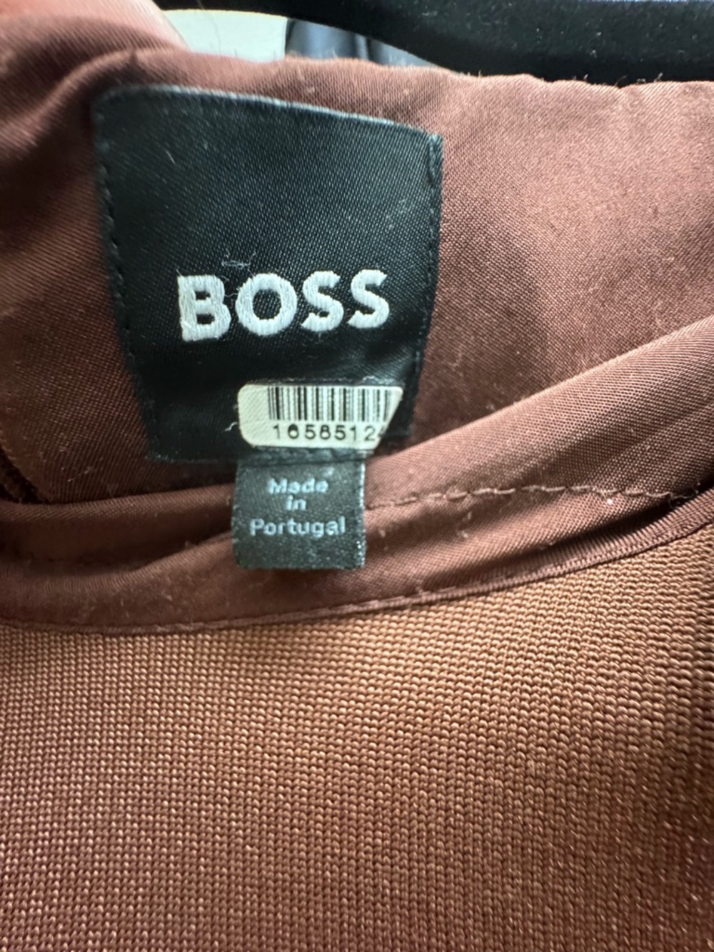 BOSS Brown Crewneck Knit Top